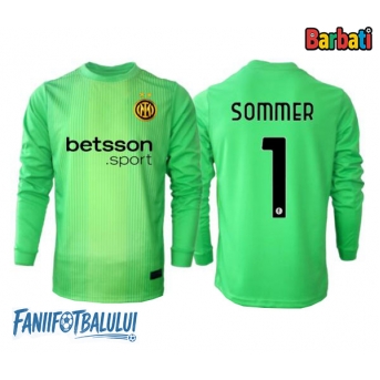 Inter Milan Yann Sommer #1 Portarii Tricou Fotbal Replică 2025-26 Barbati Treilea Mâneci Lungi